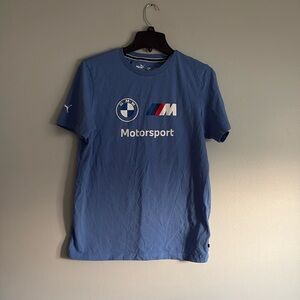 PUMA Men’s BMW MOTORSPORT T-SHIRT, size medium, blue